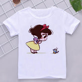 Disney Child Mermaid Princess Kawaii Printed T-shirt Baby Girl Soft-TB00958-Veeddydropshipping